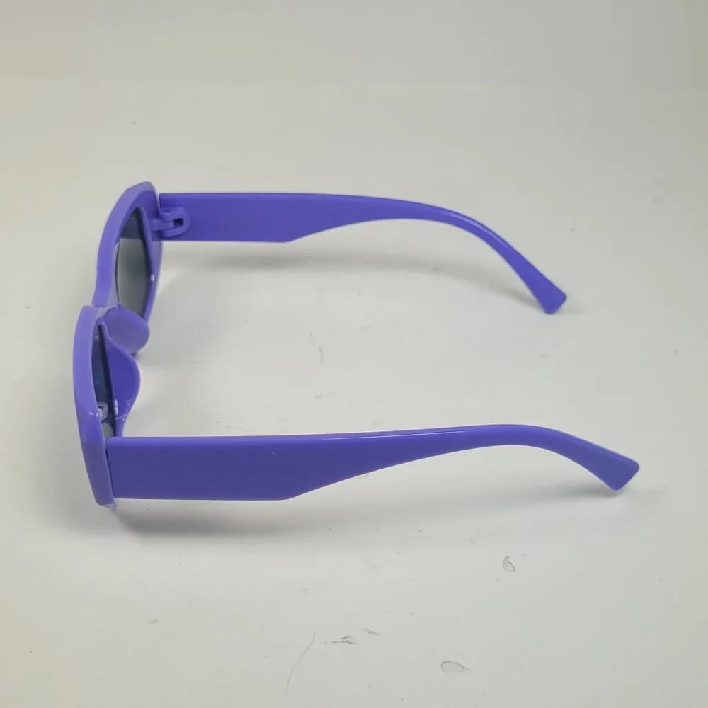 Purple Rectangular Sunglasses